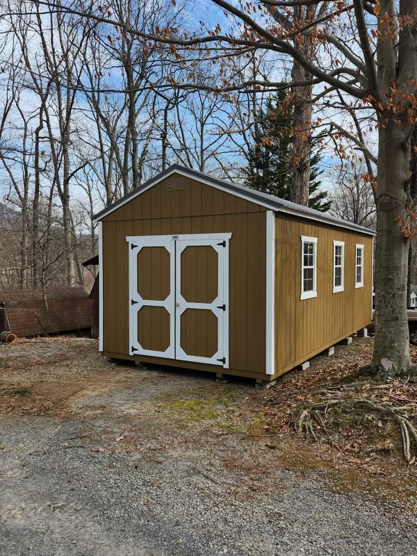 Wood Utility Shed