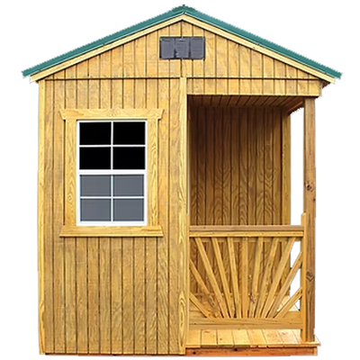 Old Hickory Wood Side Porch